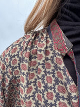 Blouse Arya sable à motifs