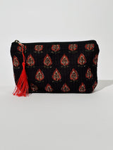 Pochette carbone à motifs