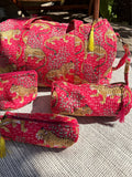 Trousse de toilette pink léopard à motifs