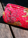 Trousse de toilette pink léopard à motifs