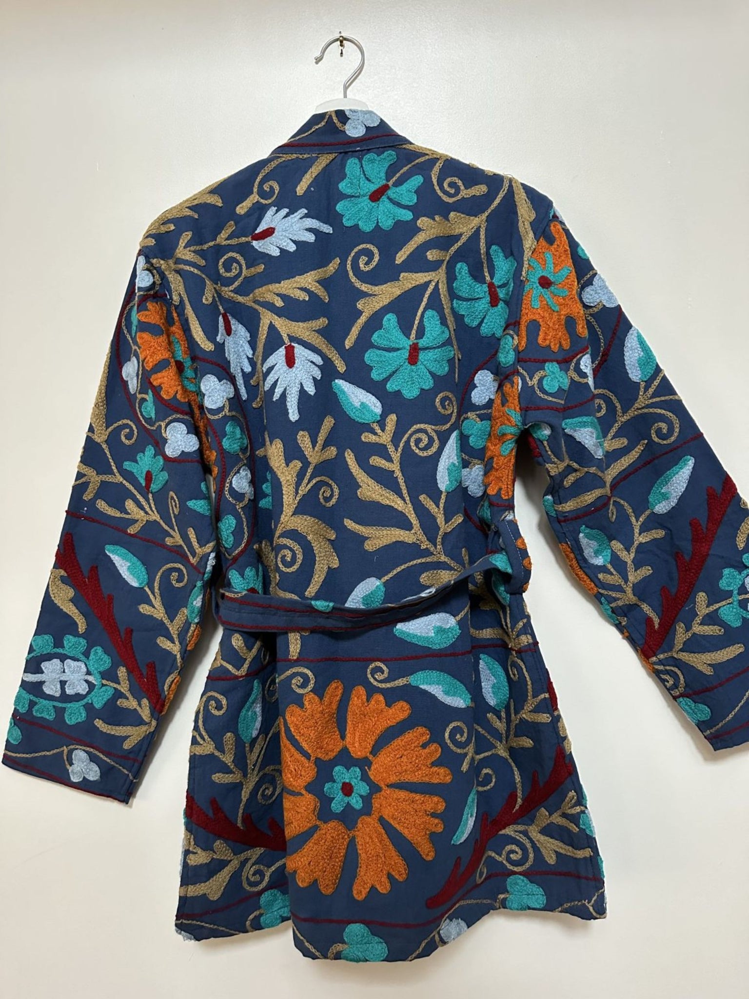 Veste Chiara Suzani ciel à motifs