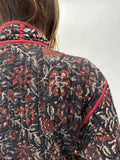 Veste Tabata camel à motifs