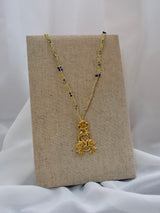 Collier colombe Saphir et Lapis Lazuli